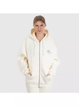 Спортивная куртка SMILODOX Zip Hoodie Amora, кремовый