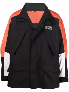 Спортивная куртка со вставками VALENTINO GARAVANI, черный