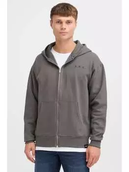 Спортивная куртка !SOLID Sweatjacke SDHENNE 21301160ME lssige Kapuzensweatjacke mit Backprint, серый