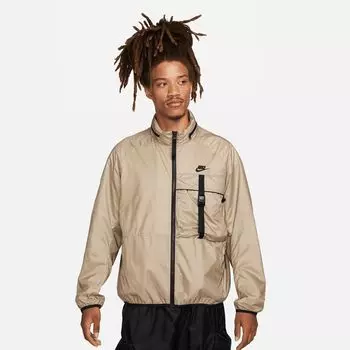 Спортивная куртка Tech Woven N24 со складной подкладкой NIKE, цвет khaki/black