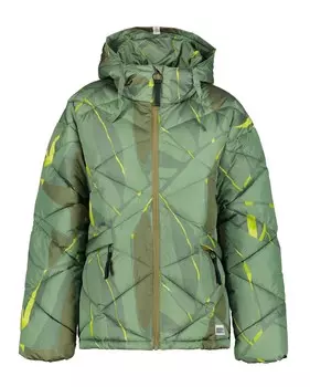Спортивная куртка Torstai Como, оливковый/неоново-зеленый