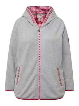 Спортивная куртка Ulla Popken, цвет grau melange