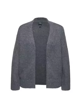 Спортивная куртка Ulla Popken Strickjacke, цвет anthrazit melange