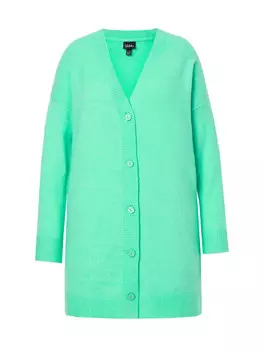 Спортивная куртка Ulla Popken Strickjacke, цвет blaugrn