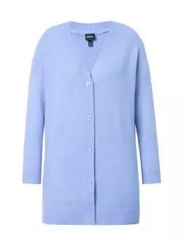 Спортивная куртка Ulla Popken Strickjacke, цвет himmelblau