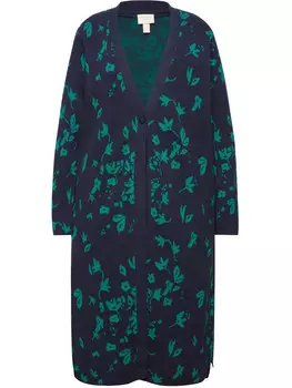 Спортивная куртка Ulla Popken Strickjacke, цвет marine