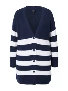 Спортивная куртка Ulla Popken Strickjacke, цвет tintenblau