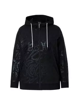 Спортивная куртка Ulla Popken Sweatjacke, черный