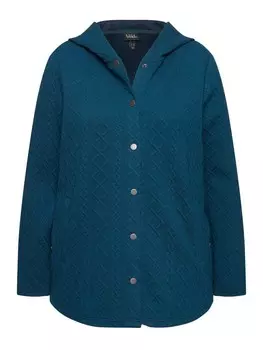 Спортивная куртка Ulla Popken Sweatjacke, цвет dunkles petrol