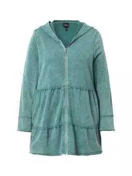Спортивная куртка Ulla Popken Sweatjacke, зеленый