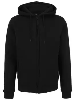 Спортивная куртка Urban Classics Zip-Kapuzenpullover, цвет blk/blk