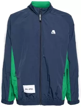 Спортивная куртка в стиле колор-блок izzue, синий