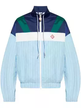 Спортивная куртка в тонкую полоску CASABLANCA, синий