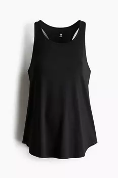 Спортивная майка для мамы H&M, черный