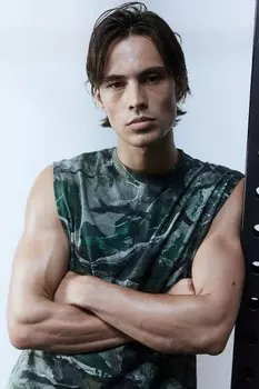 Спортивная майка drymove H&M, зеленый