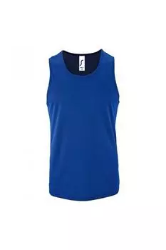 Спортивная майка на бретелях SOL'S, синий