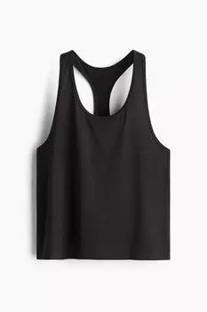 Спортивная майка с драймувом H&M, черный