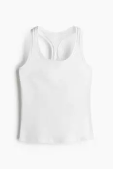 Спортивная майка с softmove H&M, белый