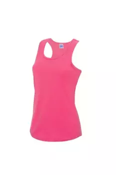 Спортивная майка с жилетом Just Cool Girlie Fit AWDis, розовый