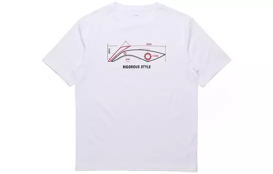 Спортивная модная коллекция футболок для мужчин, белая Lining, белый