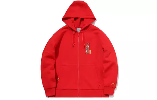 Спортивная модная коллекция куртка женская красная Lining