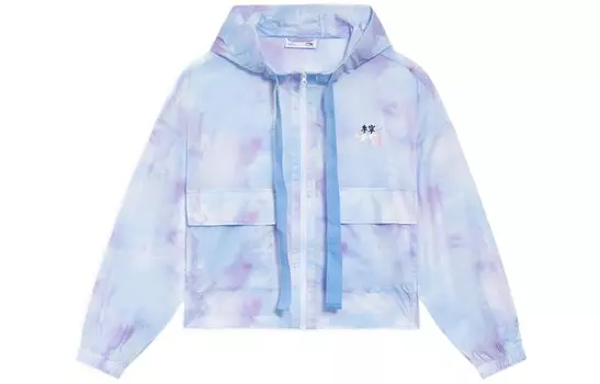 Спортивная модная коллекция куртка женская синяя Lining