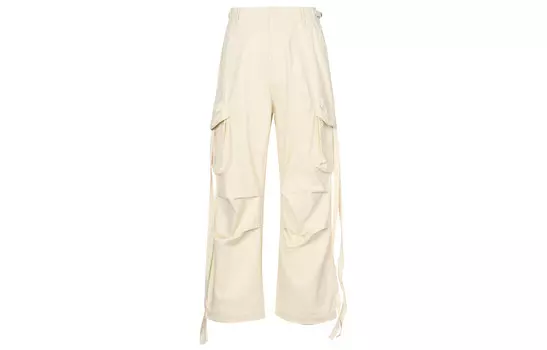 Спортивная модная коллекция повседневные брюки унисекс бежевый Lining, бежевый