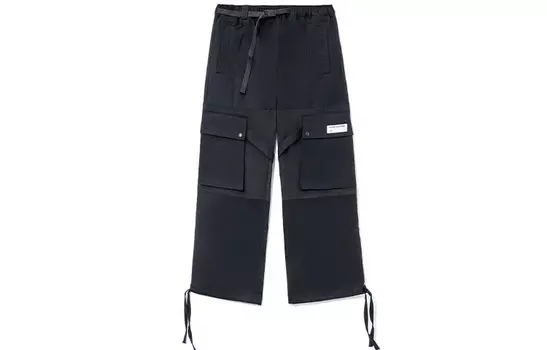 Спортивная модная коллекция повседневных брюк для мужчин черного цвета Lining, черный