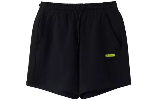 Спортивная модная коллекция повседневных шорт женские черные Lining
