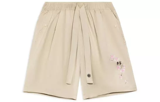 Спортивная модная коллекция повседневных шорт женские серые Lining