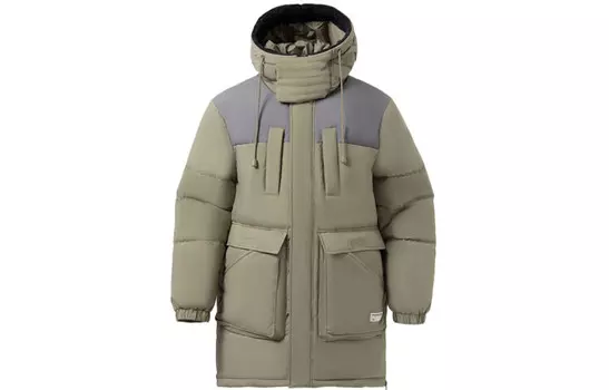 Спортивная модная коллекция пуховик мужской Bluegrass Green Shade Gray Lining, зеленый
