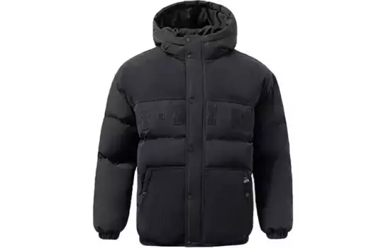 Спортивная модная коллекция пуховик мужской черный Lining