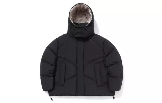 Спортивная модная коллекция пуховик женский черный Lining