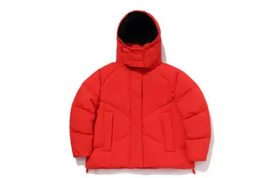 Спортивная модная коллекция пуховик женский красный Lining