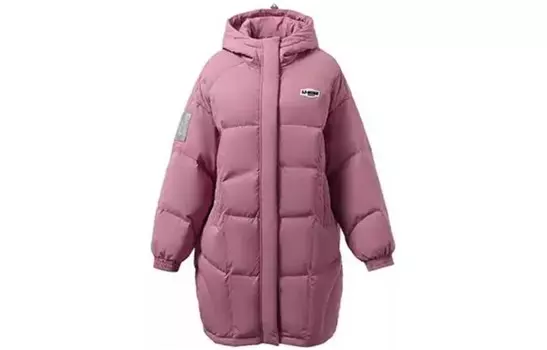 Спортивная модная коллекция пуховиков женская, цвет черная смородина Lining