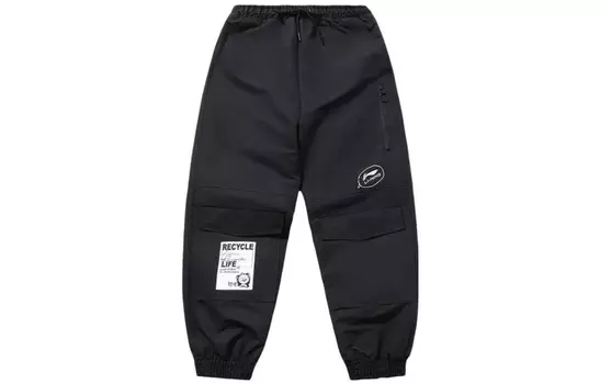 Спортивная модная коллекция спортивные брюки женские черные Lining