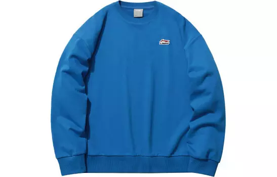 Спортивная модная коллекция толстовка мужская космический синий Lining, синий