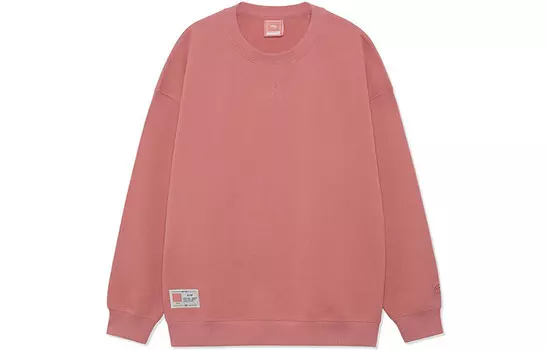 Спортивная модная коллекция толстовка унисекс розово-розовый Lining, розовый