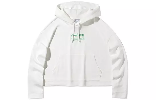 Спортивная модная коллекция Толстовка женская белая Lining