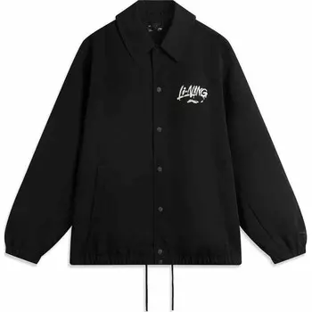 Спортивная модная коллекция тренчей для мужчин черного цвета Lining