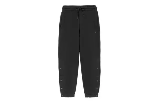 Спортивная модная коллекция трикотажные спортивные штаны мужские черные Lining, черный