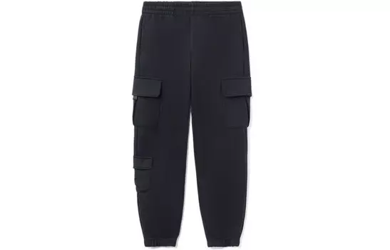 Спортивная модная коллекция трикотажные спортивные штаны мужские черные Lining, черный