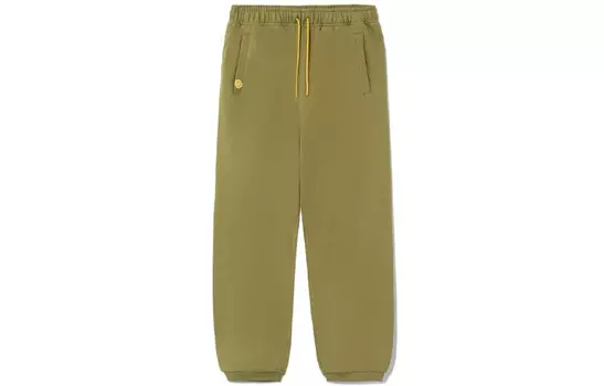 Спортивная модная коллекция трикотажные спортивные штаны унисекс зеленые Lining, зеленый