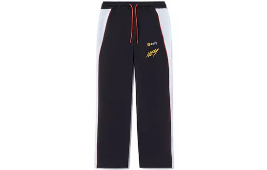 Спортивная модная коллекция трикотажные спортивные штаны унисекс Lining, черный