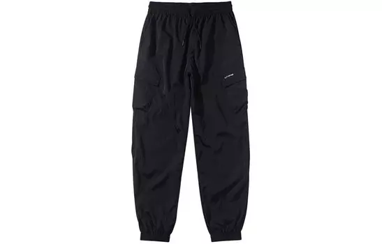 Спортивная модная коллекция трикотажные спортивные штаны женские черные Lining