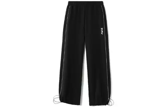 Спортивная модная коллекция трикотажные спортивные штаны женские черные Lining