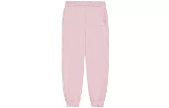 Спортивная модная коллекция трикотажные спортивные штаны женские розовые Lining