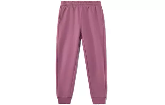 Спортивная модная коллекция трикотажные спортивные штаны женские розовые Lining