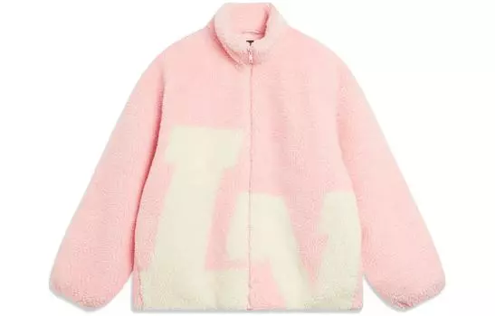 Спортивная модная куртка LiNing из коллекции унисекс, светло-голубой, розовый