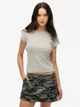 Спортивная незаменимая футболка Superdry, цвет Grey Marl